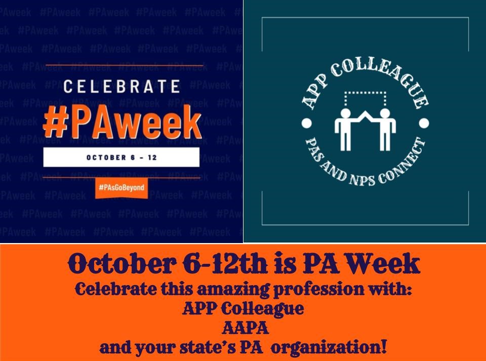Celebrate #PAWeek with APP Colleague!